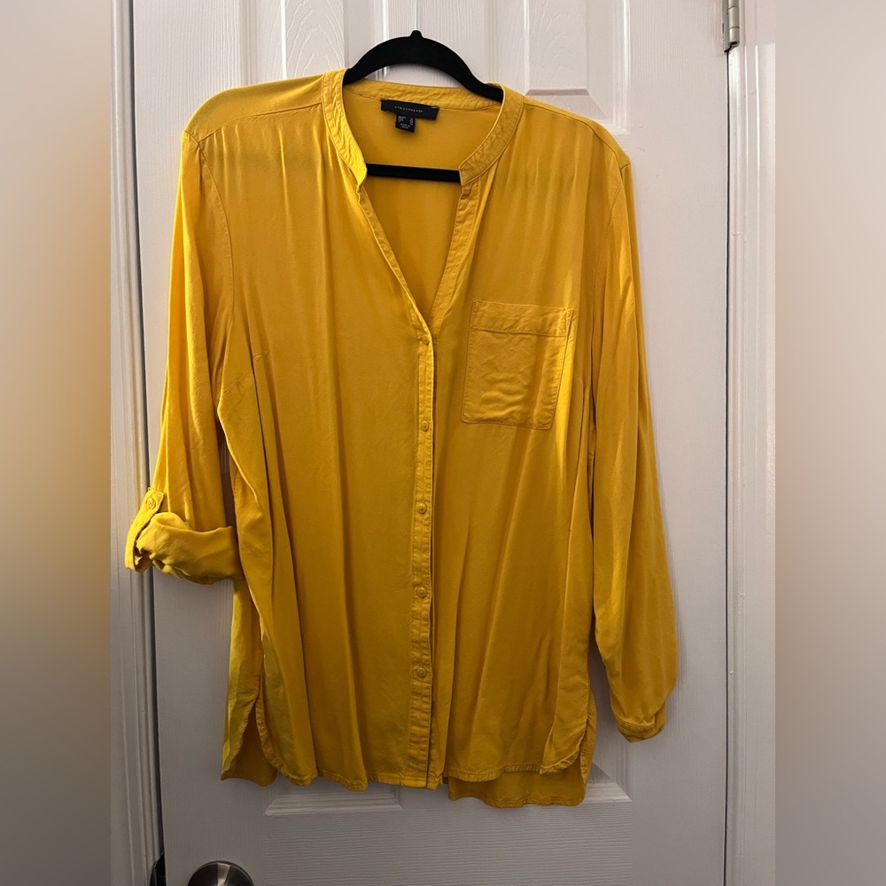 Atmosphere Mustard Button-Down Shirt